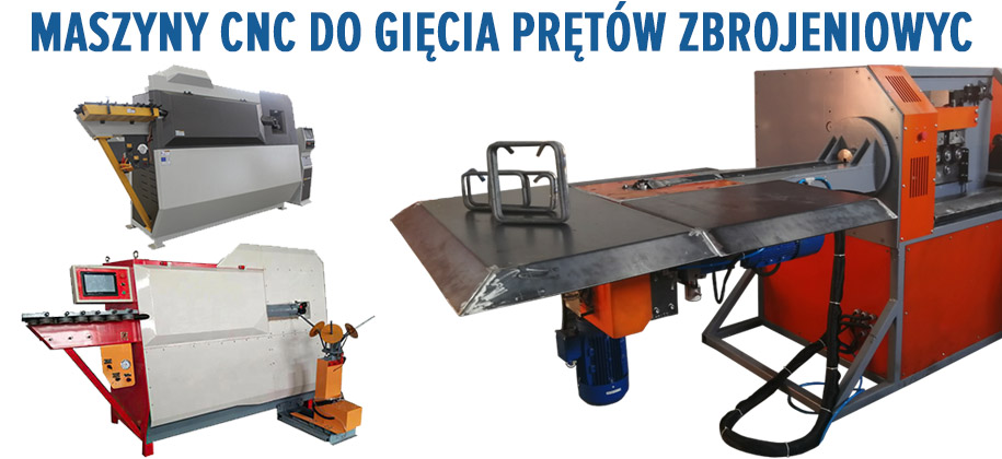 Maszyny CNC do gięcia prętów zbrojeniowyc